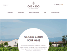 Tablet Screenshot of oeneo.com